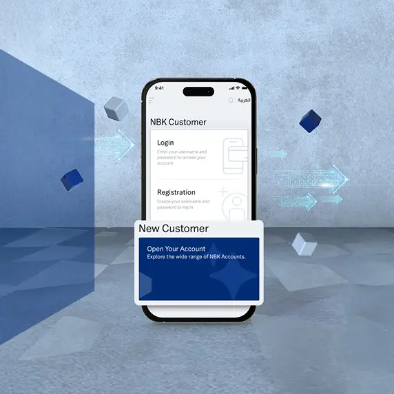 NBK leads the way with complete digital account opening for non nbk customers through its mobile banking app