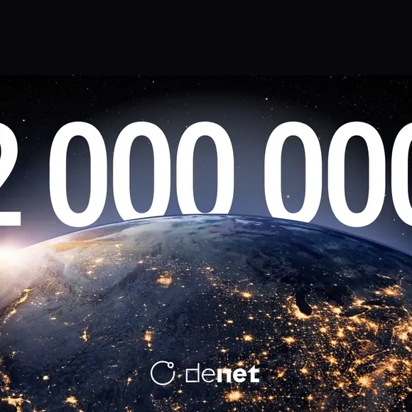 DeNet reaches historic milestone: 2mln users join decentralized storage revolution