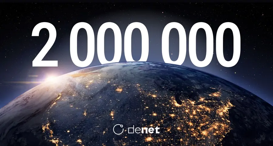 DeNet reaches historic milestone: 2mln users join decentralized storage revolution