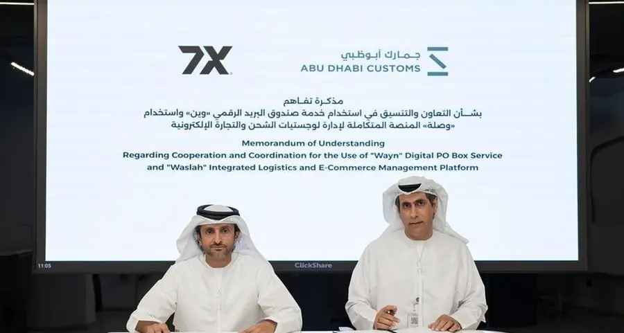 Abu Dhabi Customs collaborates with 7X to leverage Wayn and Waslah services