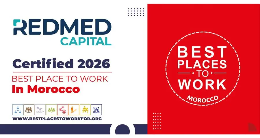 Red Med Capital certified “Best Place to Work” in Morocco for the second consecutive year