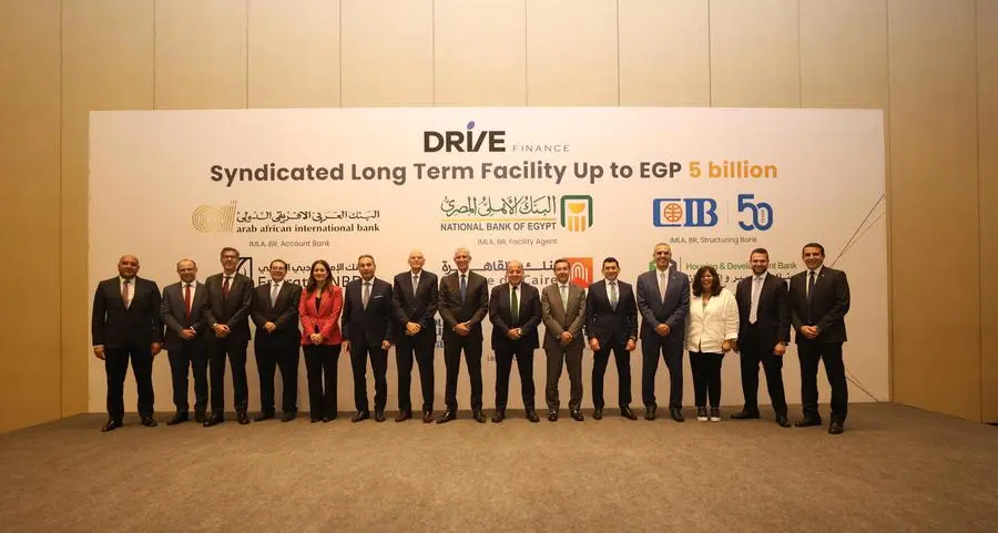 «درايف للتمويل» توقع عقد تمويل ائتماني مشترك بقيمة 5 مليارات جنيه لدعم خطط التوسع بمحفظة التمويل الاستهلاكي والتخصيم