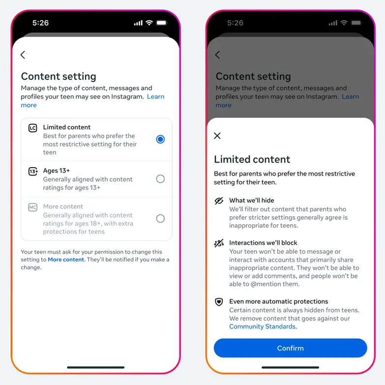 Instagram expands teen accounts inspired by 13+ content ratings