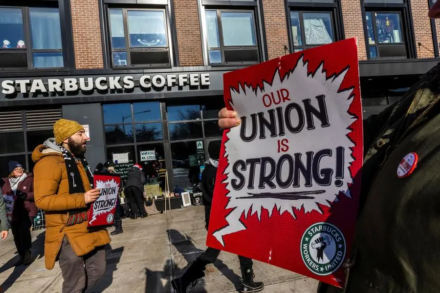 Starbucks strike to expand to over 300 US stores on Christmas Eve, union says