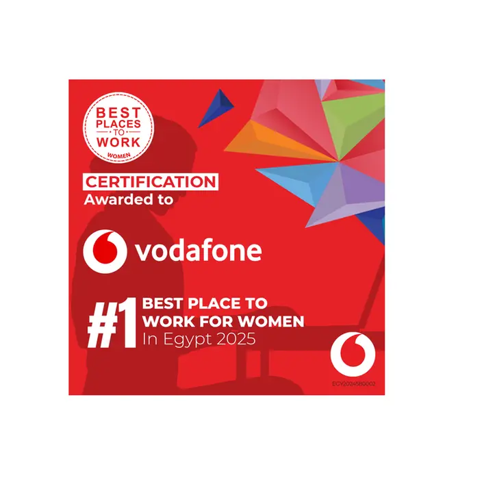 Vodafone Egypt secures top spot in the best places to work for women ranking list for 2024