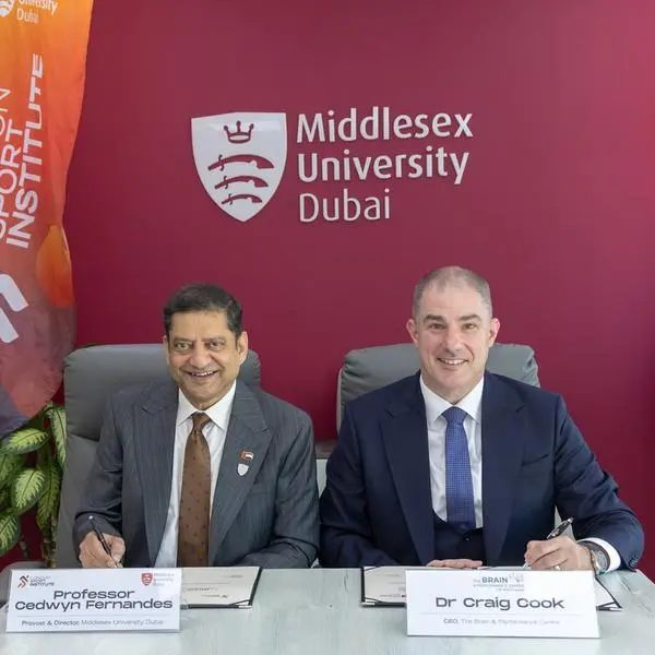 The Brain & Performance Centre, Middlesex University Dubai join forces