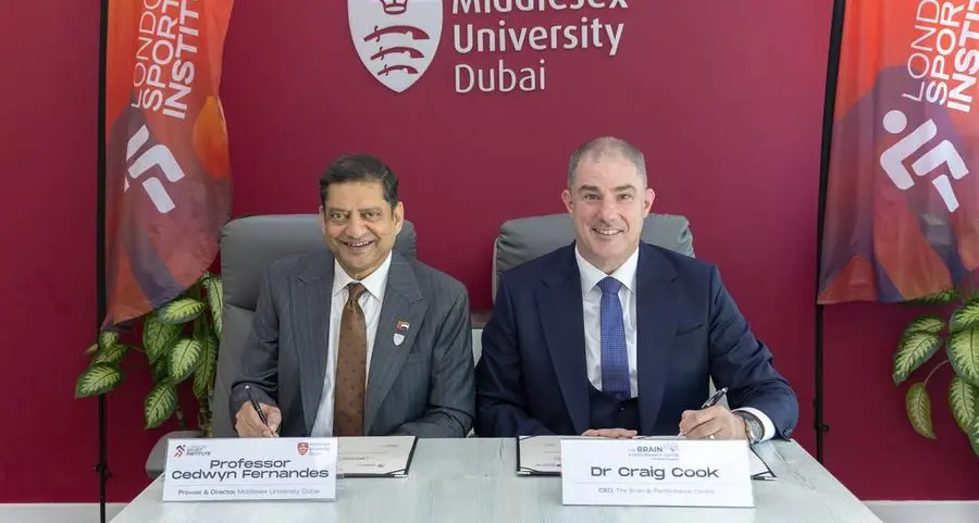 The Brain & Performance Centre, Middlesex University Dubai join forces