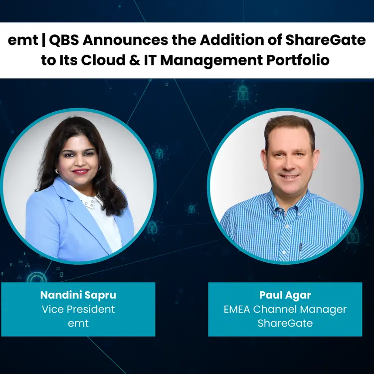 Emt | QBS announces the addition of ShareGate to its Cloud & IT Management portfolio