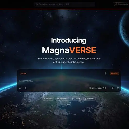 Magna AI unveils MagnaVERSE™ at Global AI Show to help enterprises operationalize AI at scale