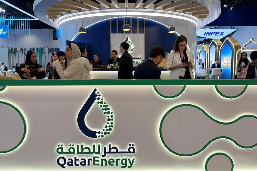 People visit the QatarEnergy booth at the World Gas Conference exhibition in Beijing, China May 21, 2025. REUTERS/Liz Lee , Reuters/REUTERS