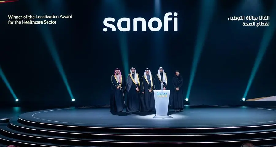 Sanofi recognized with Nationalization Award for Health Sector in Saudi Arabia