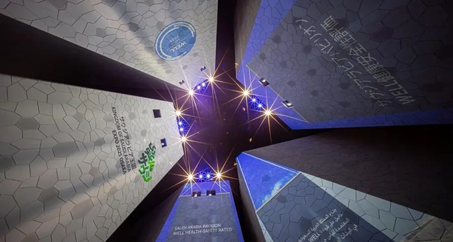 The Saudi Arabia Pavilion, a sustainability standout at Expo 2025 Osaka, awarded The Well Health-safety Rating