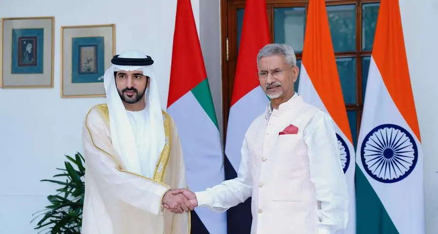 Hamdan bin Mohammed meets with India’s External Affairs Minister
