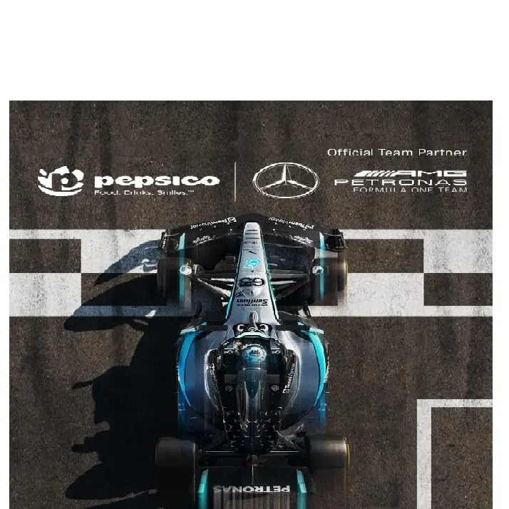 Pepsico® announces landmark global partnership with Mercedes-AMG PETRONAS F1 Team for 2026
