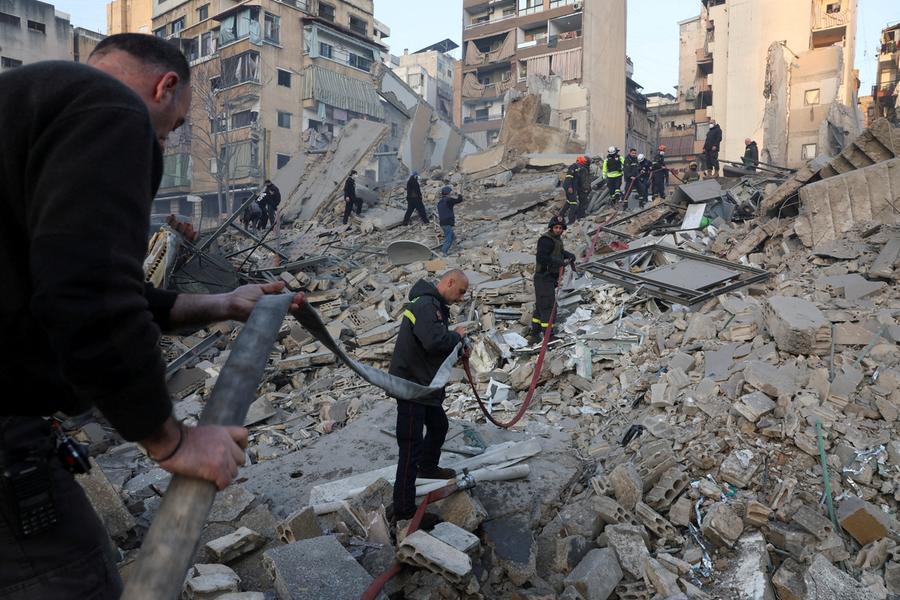 Israeli airstrike hits Beirut's Bachoura neighbourhood, Reuters witness says