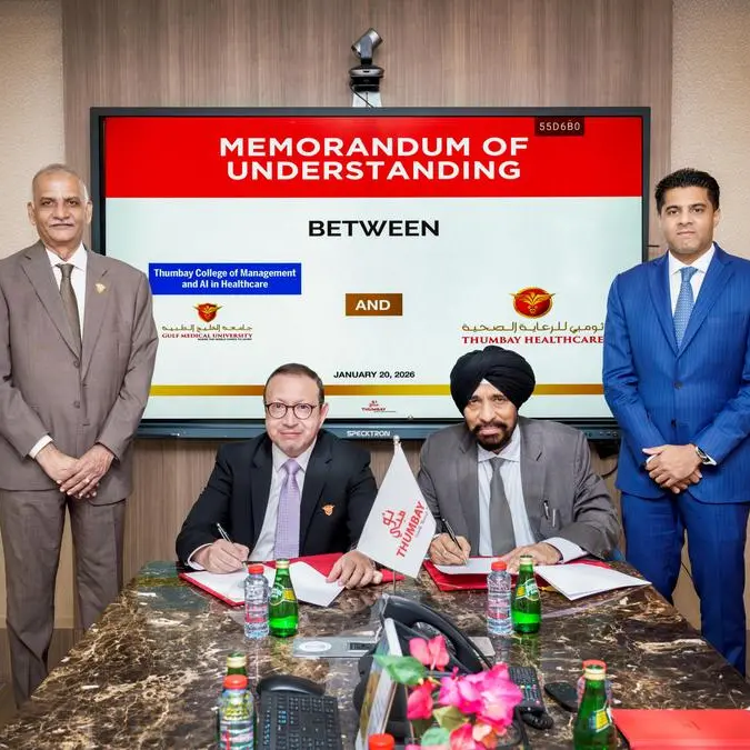 Thumbay College of Management and AI in healthcare signs landmark MoU to guaranteeing employment for graduates