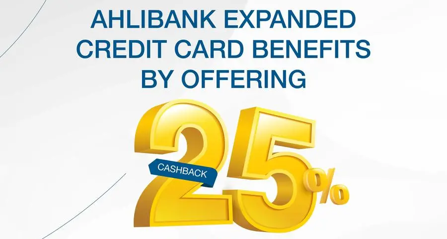 Ahlibank expanded credit card benefits by offering 25% cashback at ‘extra’
