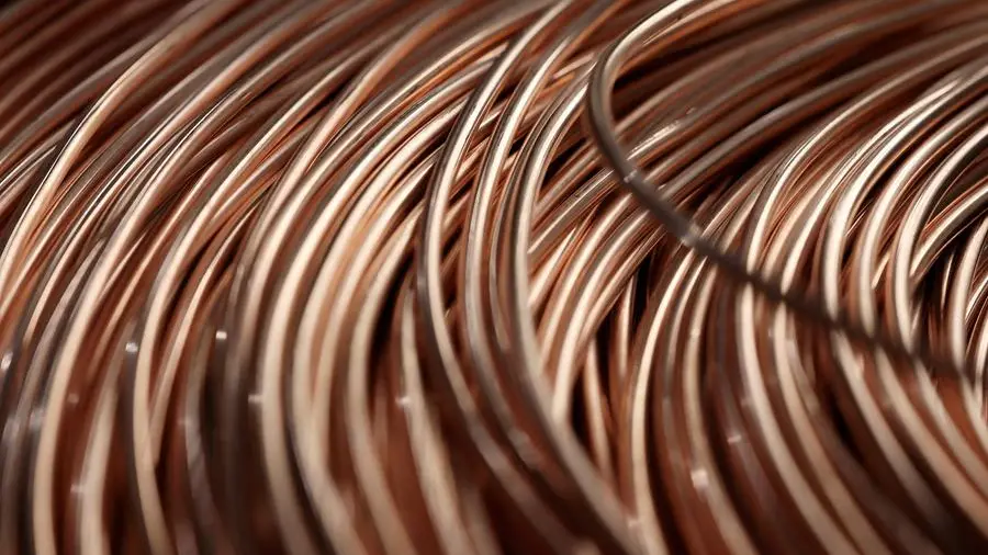 Copper buoyed by falling LME stocks