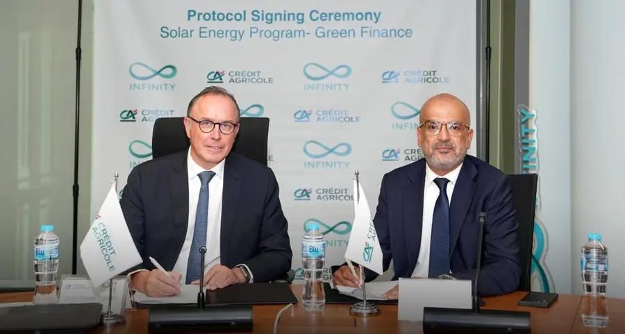 Crédit Agricole Egypt and Infinity join forces to accelerate transition to solar energy