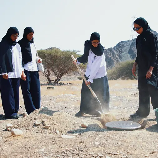 MoCCAE engages female students in planting native trees as part of the ‘Plant The Emirates’ national programme