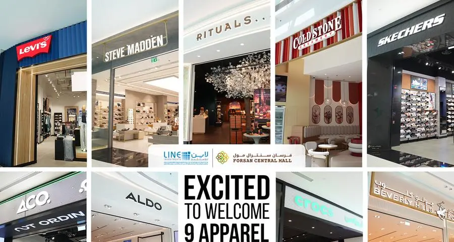 Forsan Central Mall welcomes Nine International brands by Apparel Group