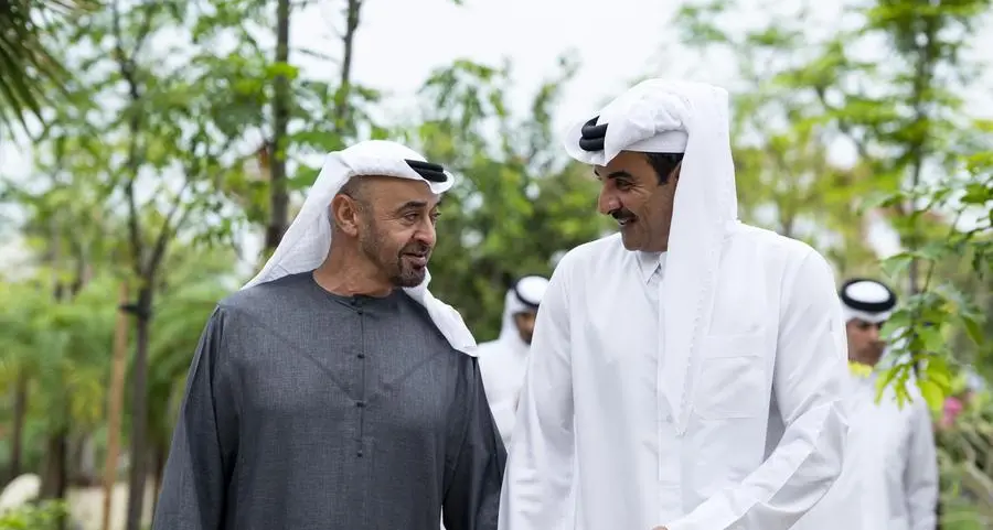 UAE President receives Emir of Qatar on fraternal visit