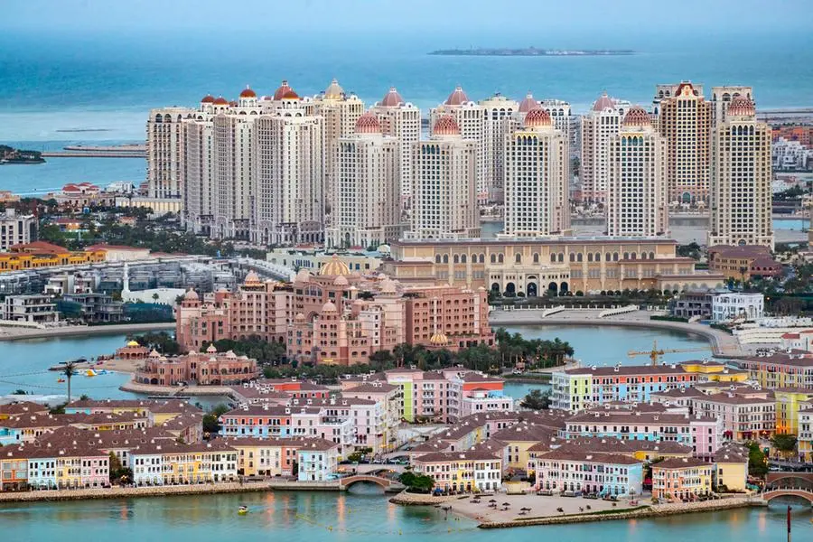 Doha, Qatar - June 03, 2024: Aerial view of Peral Qatar Qanat Quartier and viva bahriya. Image used for illustrative purpose. Getty Images , Getty Images