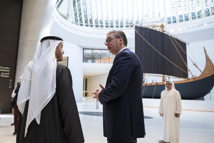 UAE President meets Serbian President