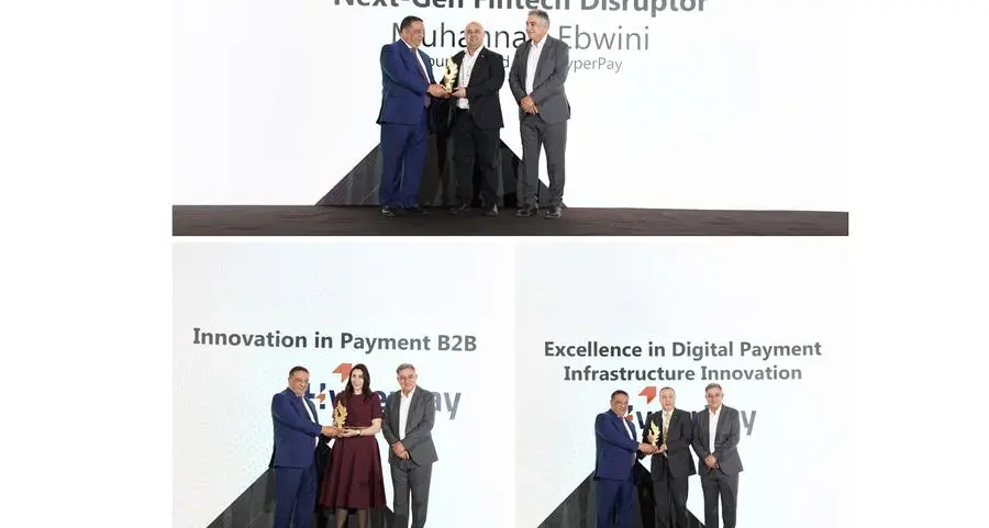 HyperPay raises the bar for regional fintech with three prestigious awards