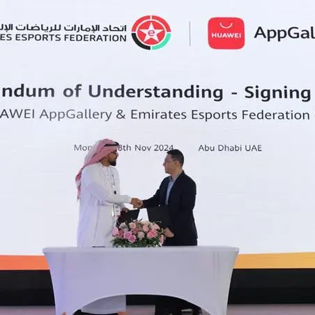 شراكة تجمع متجر HUAWEI AppGallery واتحاد الإمارات للرياضات الإلكترونية