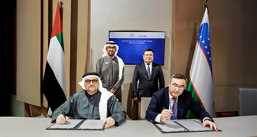 Masdar signs agreement to develop 1GW Mingbulak Wind Farm in Uzbekistan