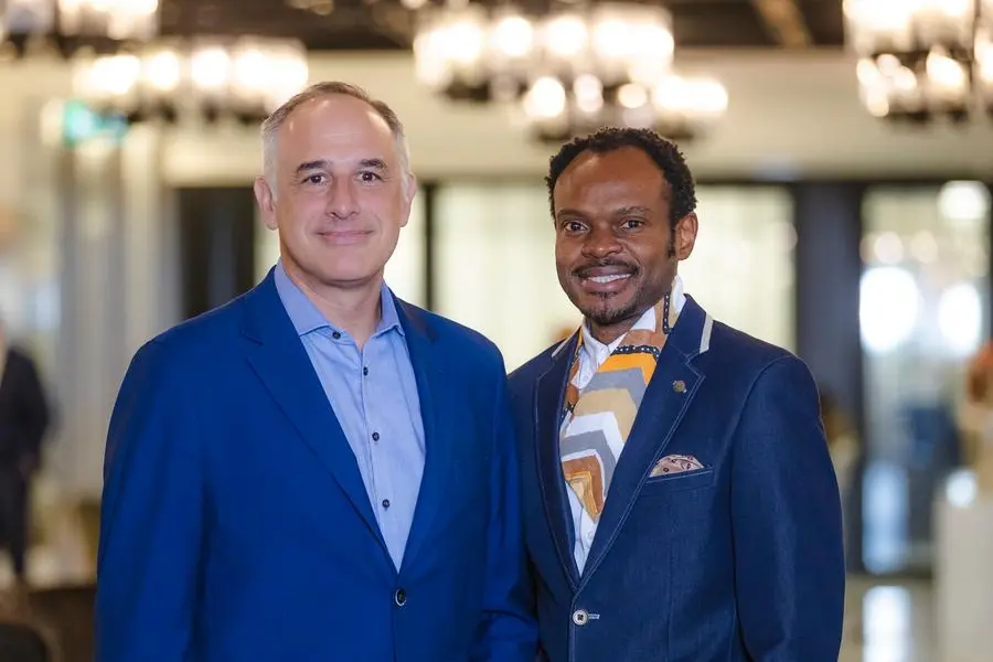 The Afrik Foundation Founders (L) Jean-Marc Bourreau and (R) James Saruchera. Image Courtesy: Afrik