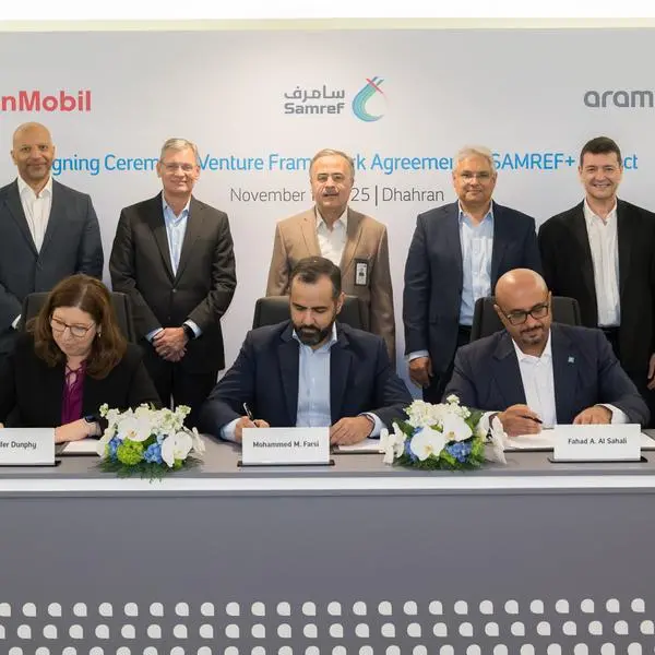 ExxonMobil, Aramco and Samref sign Venture Framework Agreement for potential Samref refinery upgrade and new petrochemical complex