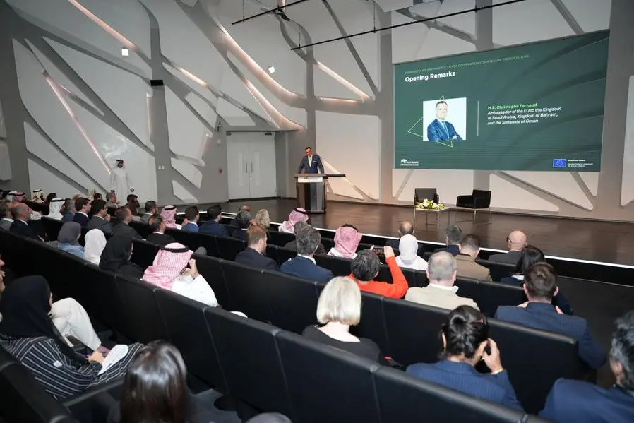 KAPSARC and the Delegation of the European Union (EU) to the Kingdom of Saudi Arabia co-organized a high-level workshop titled \\u201CBridging Policy and Practice: EU-KSA Cooperation for a Secure Energy Future\\u201D at KAPSARC. Image Courtesy: KAPSARC