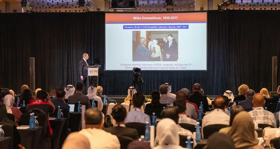 Ras Al Khaimah to host the 17th International Workshop on Advanced Materials this February