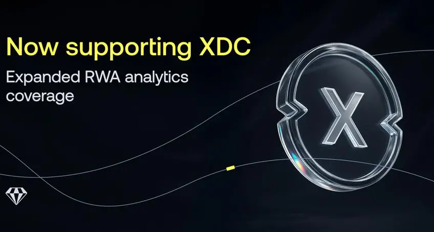 Crystal Intelligence integrates XDC network, expanding analytics coverage for the RWA market