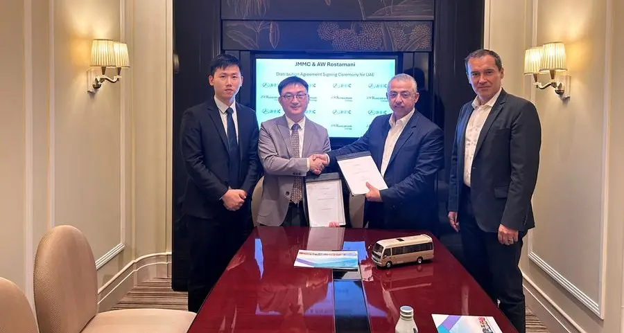 AW Rostamani Group signs exclusive distribution aagreement for the UAE with JMMC