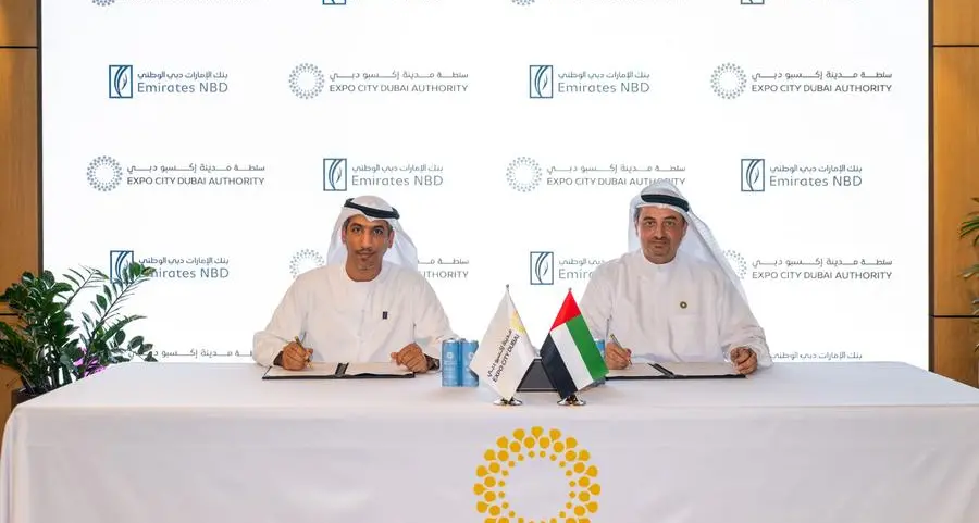 مدينة إكسبو دبي تشهد تعاوناً مع بنك الإمارات دبي الوطني لدعم نمو منظومة الأعمال