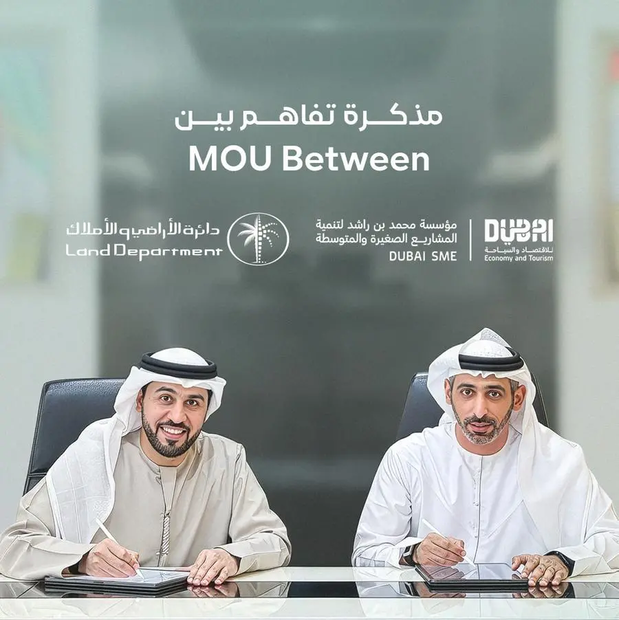 Dubai SME, Dubai Land Department sign MoU to boost SME integration in real estate sector