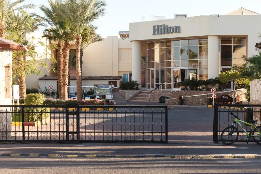 Lovely Hilton hotel in Sharm El Sheikh. The central entrance to the Hilton Hotel in Sharm El Sheikh. Photo taken on November 03, 2016. Image used for illustrative purpose. Getty Images , Getty Images
