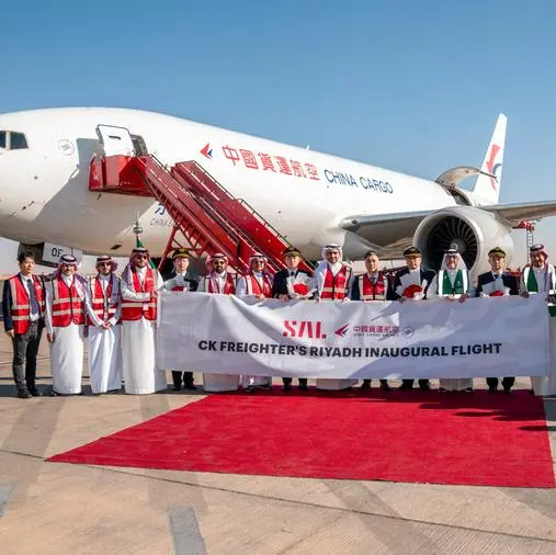 SAL welcomes first China Cargo Airlines freighter at Riyadh station