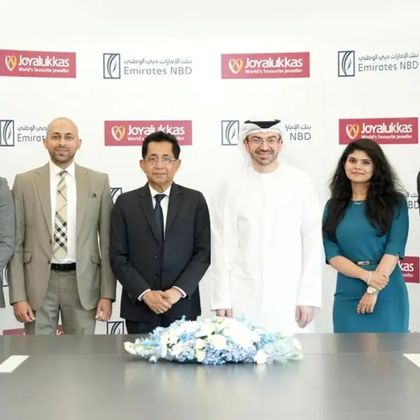 Emirates NBD deepens links with global jewelry retailer Joyalukkas with announcement of landmark AED 500mln working capital deal