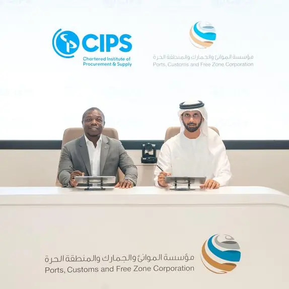The Ports, Customs and Free Zone Corporation signs MoU with CIPS to advance procurement excellence