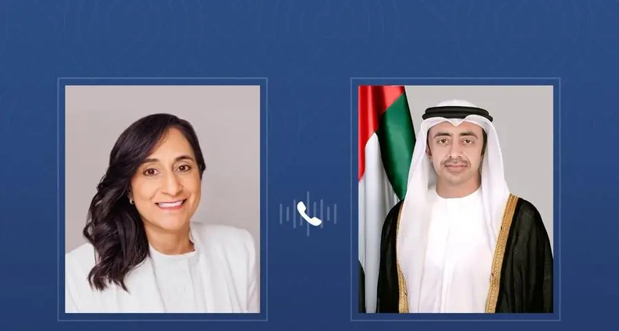 Abdullah bin Zayed, Canada's Foreign Minister discuss bilateral relations in phone call