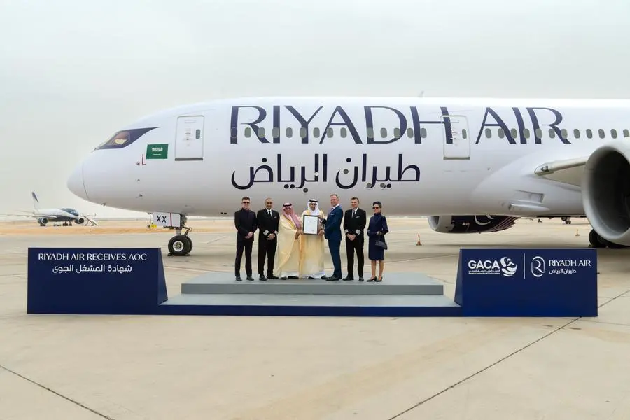 The General Authority of Civil Aviation (GACA) has officially granted an Air Operator\\'s Certificate (AOC) to Riyadh Air, authorizing the airline to start commercial flight operations. Image courtesy: GACA