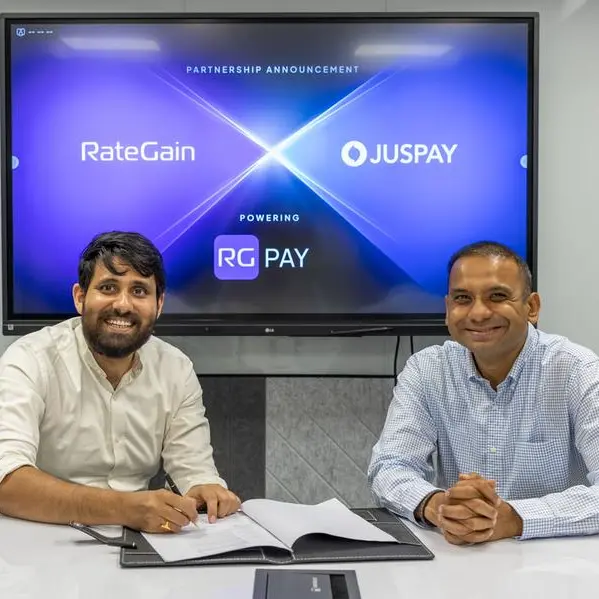 \"ريت جاين RateGain و\"جسباي Juspay \" يعززان التعاون لدعم RG Pay - منصة تكنولوجيا مالية عالية الأداء مخصصة لقطاع السفر والضيافة العالمي