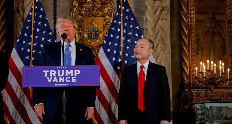 Trump, SoftBank CEO announce $100bln US investment, in echo of 2016 event