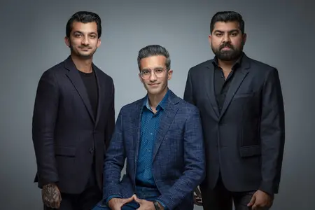 Pictured L to R: Co-founder and CEO Zaid Sidat, Co-founder and CSO Saad Sidat, Co-founder and COO Usama Sheikh