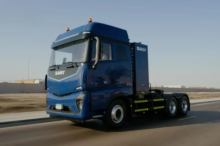 Emirates Global Motor Electric (EGME) is marking two years of success as the exclusive distributor of SANY electric trucks, in the UAE. Image Courtesy: EGME