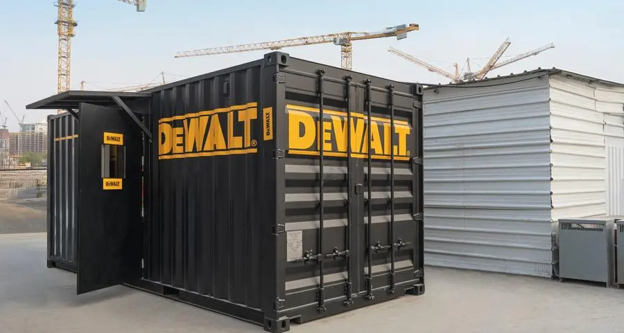 DEWALT launches innovative jobsite containers in KSA to amplify MENA's booming industry growth